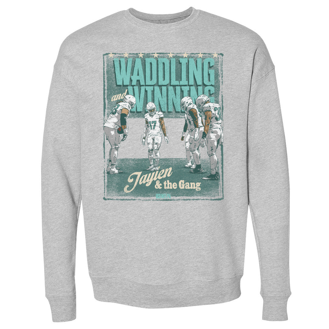 Jaylen Waddle Men's Crewneck Sweatshirt | 500 LEVEL