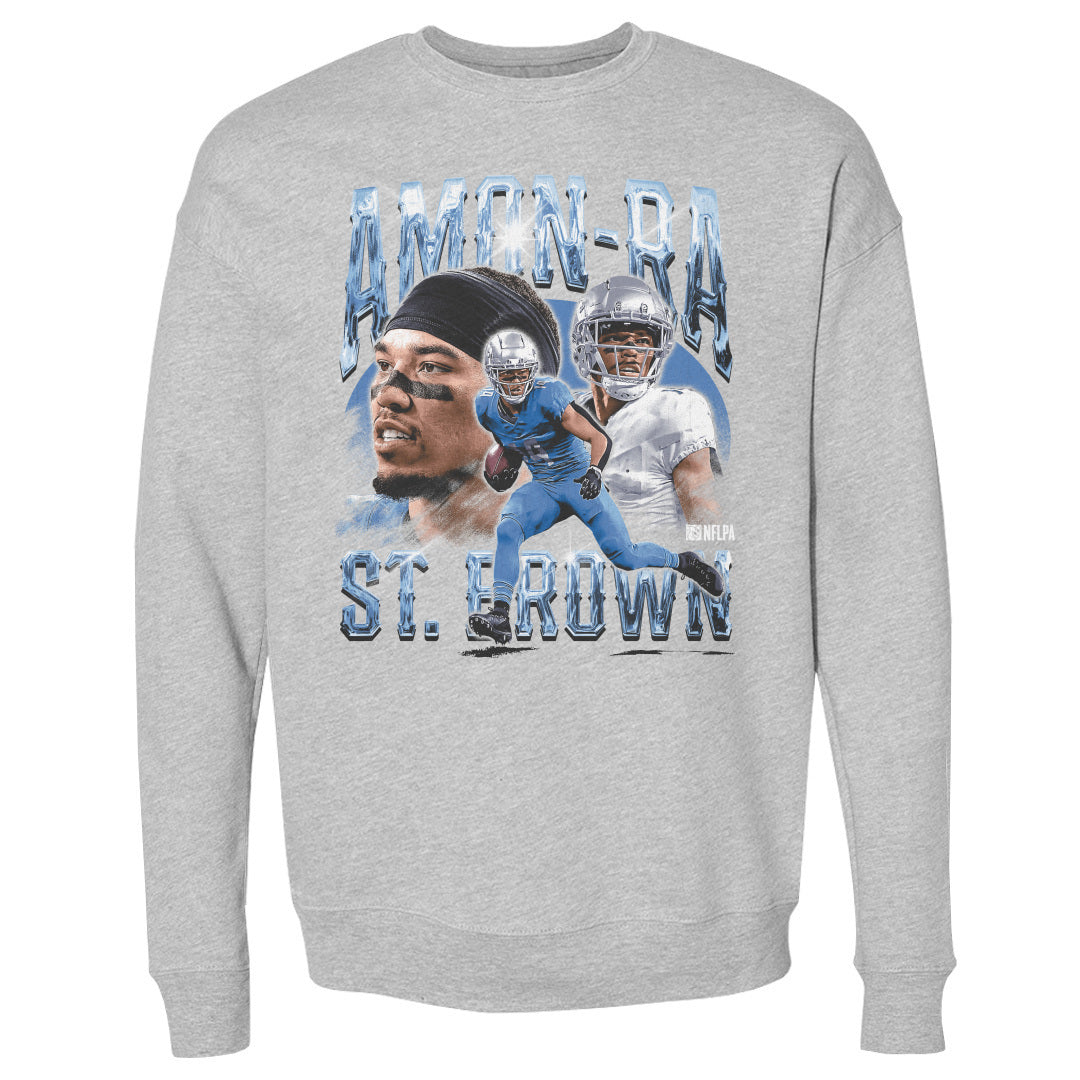 Amon-Ra St. Brown Men's Crewneck Sweatshirt | 500 LEVEL