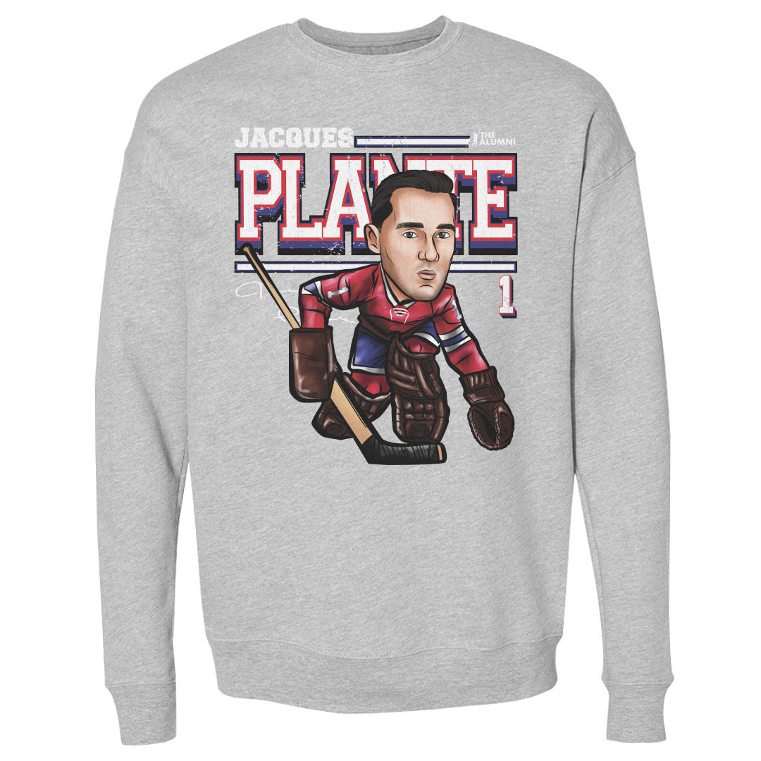 Jacques Plante Men's Crewneck Sweatshirt | 500 LEVEL