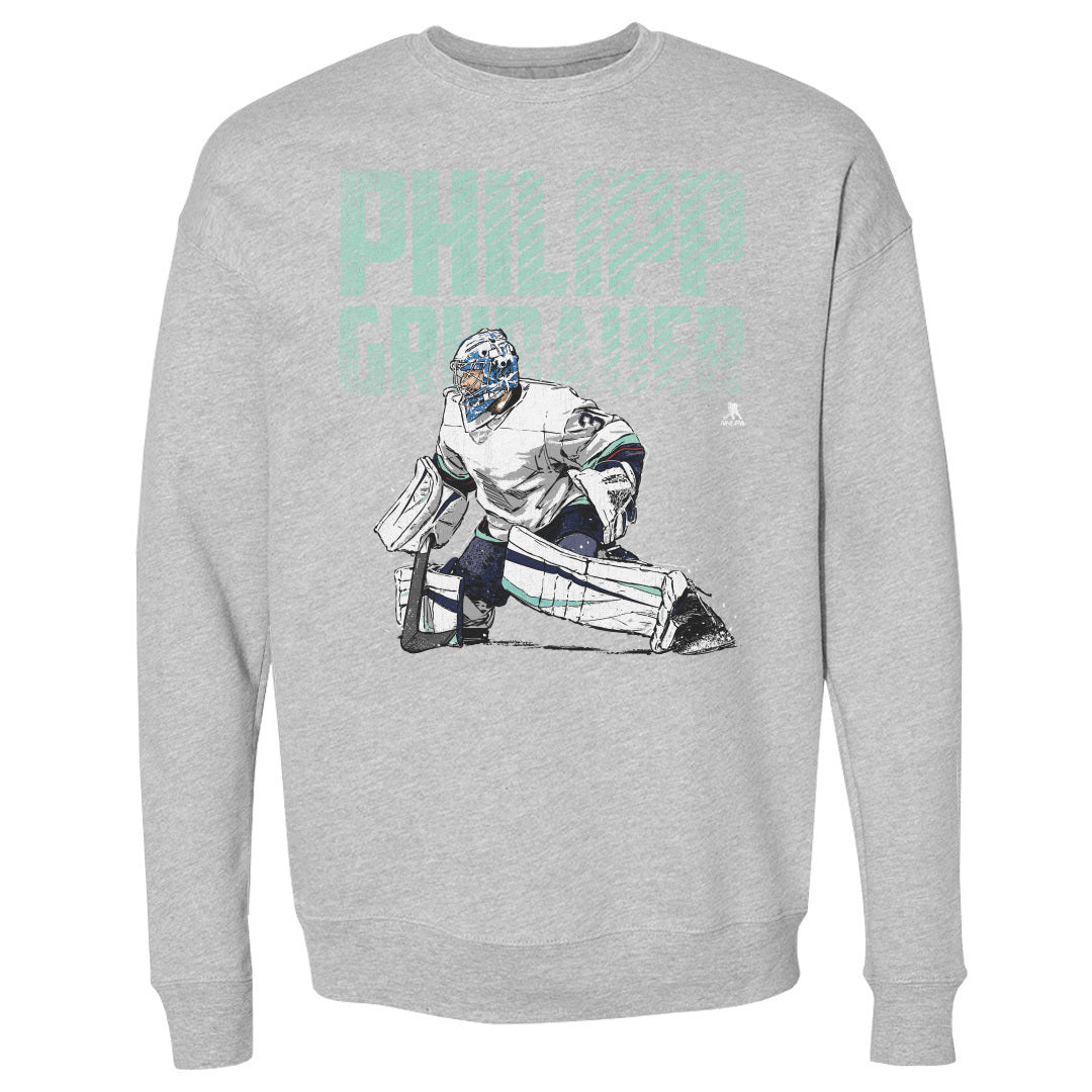 Philipp Grubauer Men's Crewneck Sweatshirt | 500 LEVEL