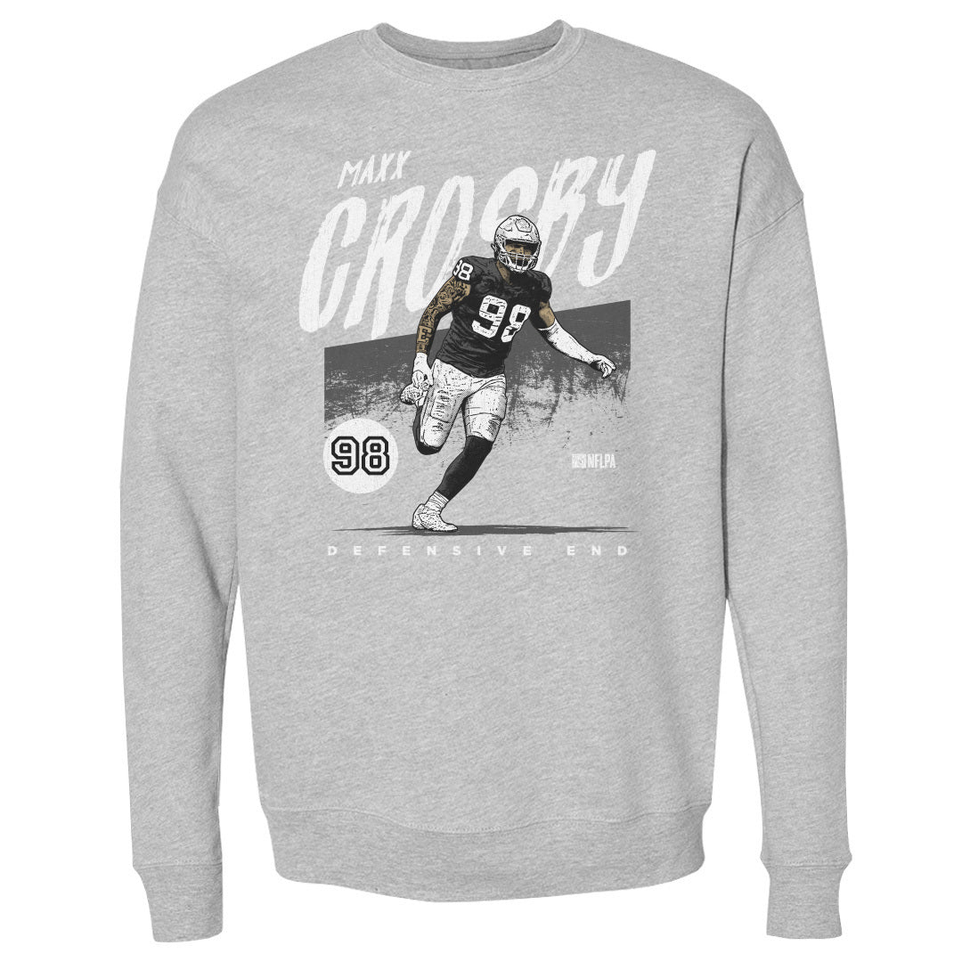 Maxx Crosby Men's Crewneck Sweatshirt | 500 LEVEL