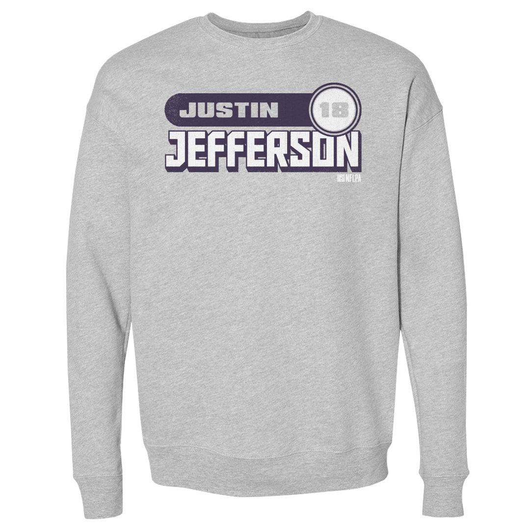 Justin Jefferson Men's Crewneck Sweatshirt | 500 LEVEL