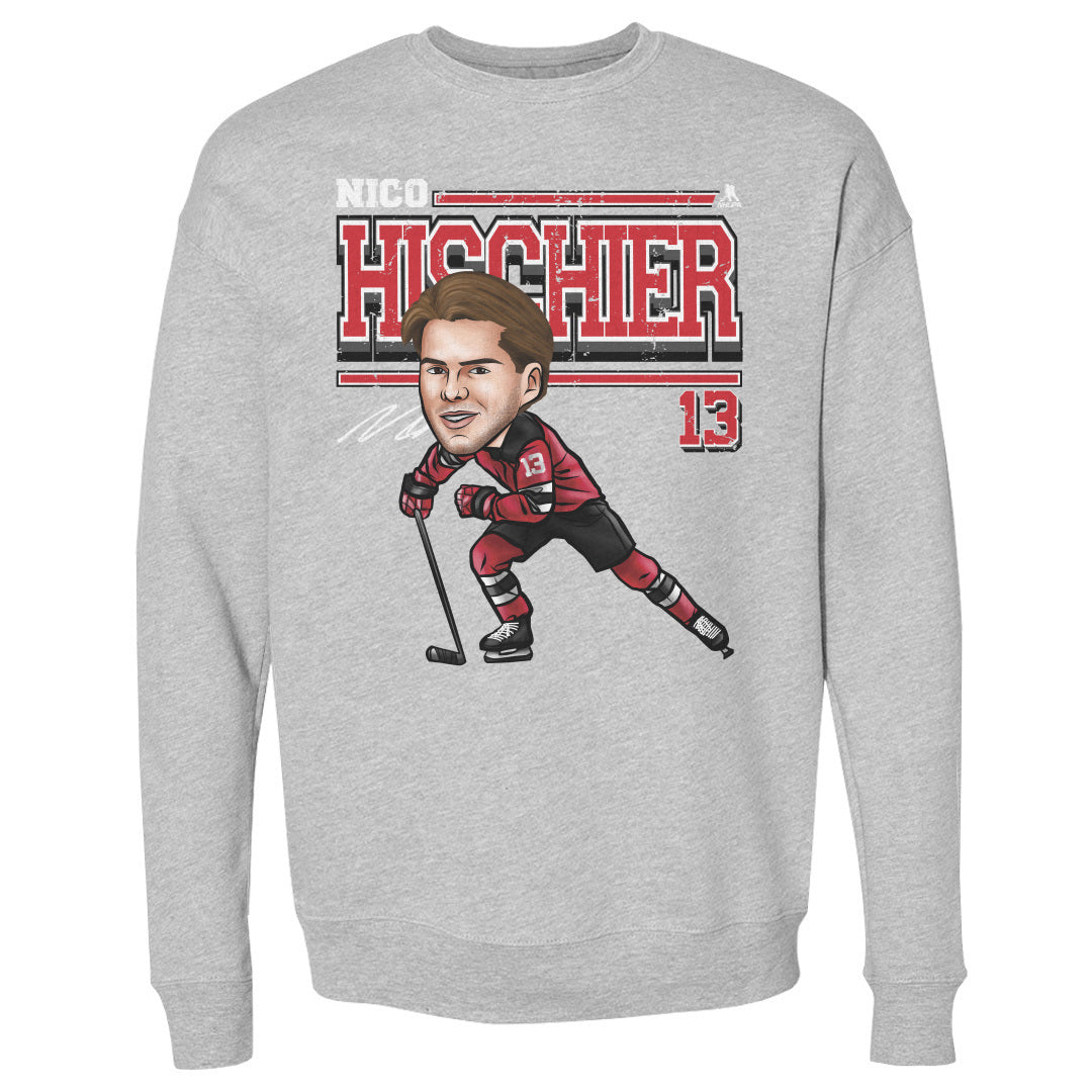 Nico Hischier Men's Crewneck Sweatshirt | 500 LEVEL