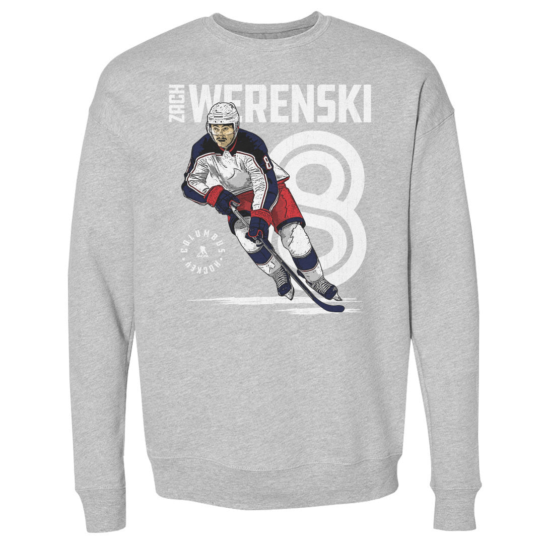 Zach Werenski Men's Crewneck Sweatshirt | 500 LEVEL