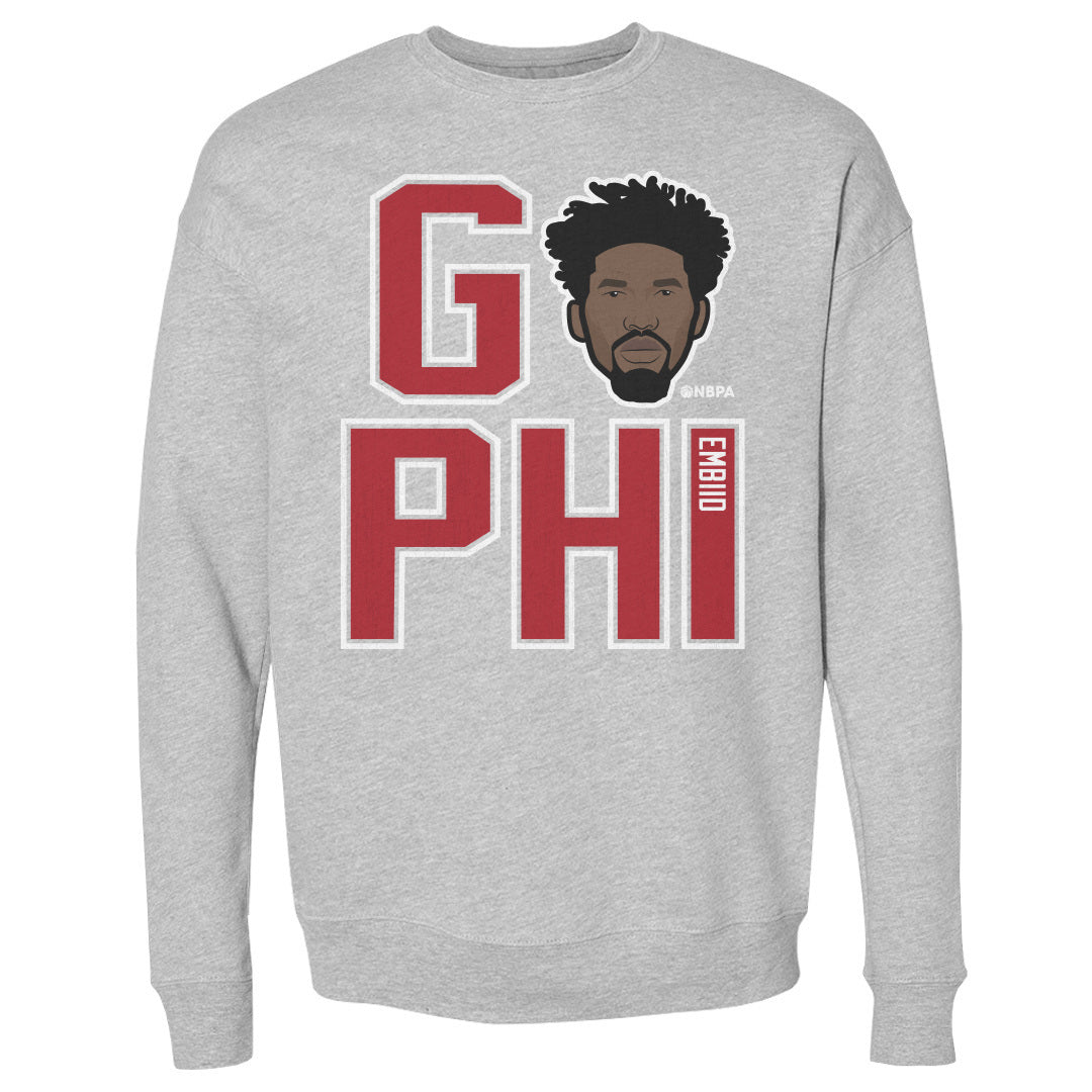 Joel Embiid Men's Crewneck Sweatshirt | 500 LEVEL