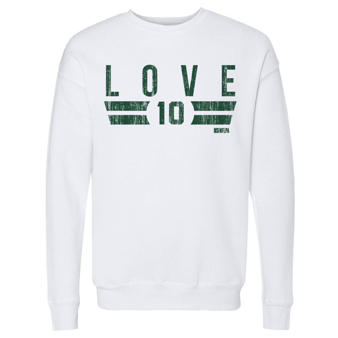 Jordan Love Men's Crewneck Sweatshirt | 500 LEVEL