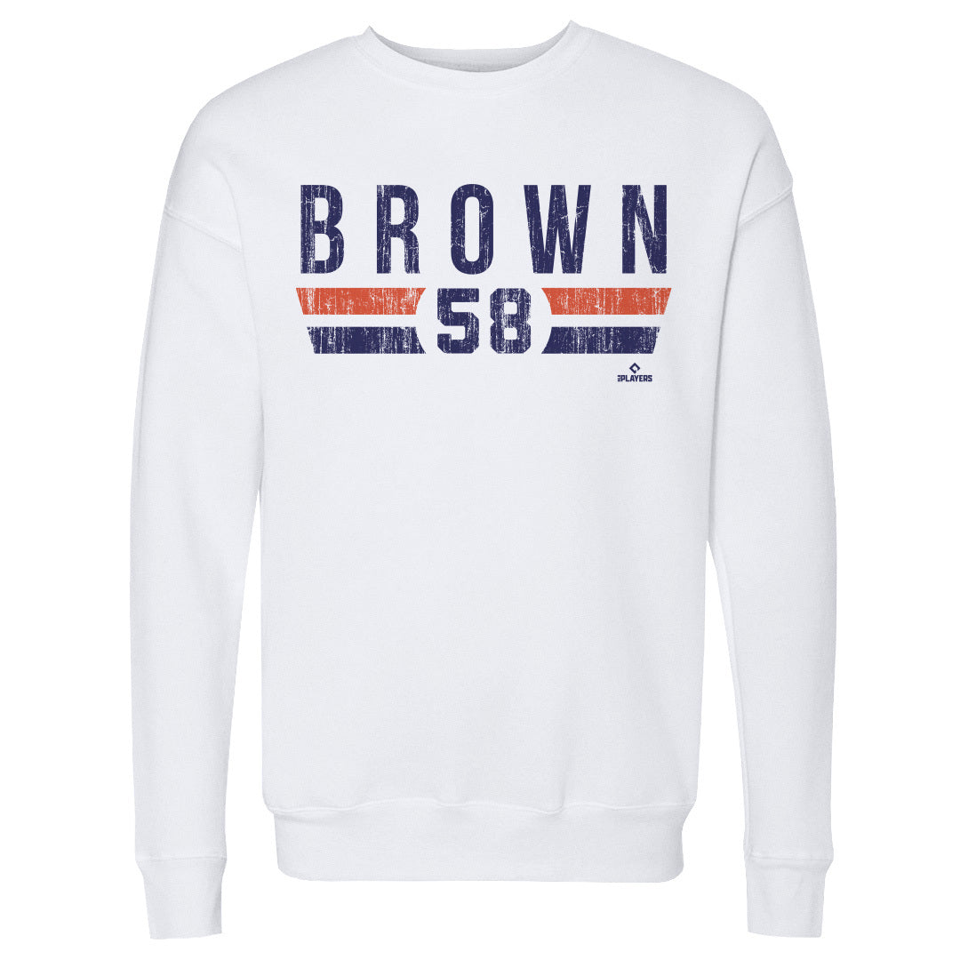 Hunter Brown Men's Crewneck Sweatshirt | 500 LEVEL