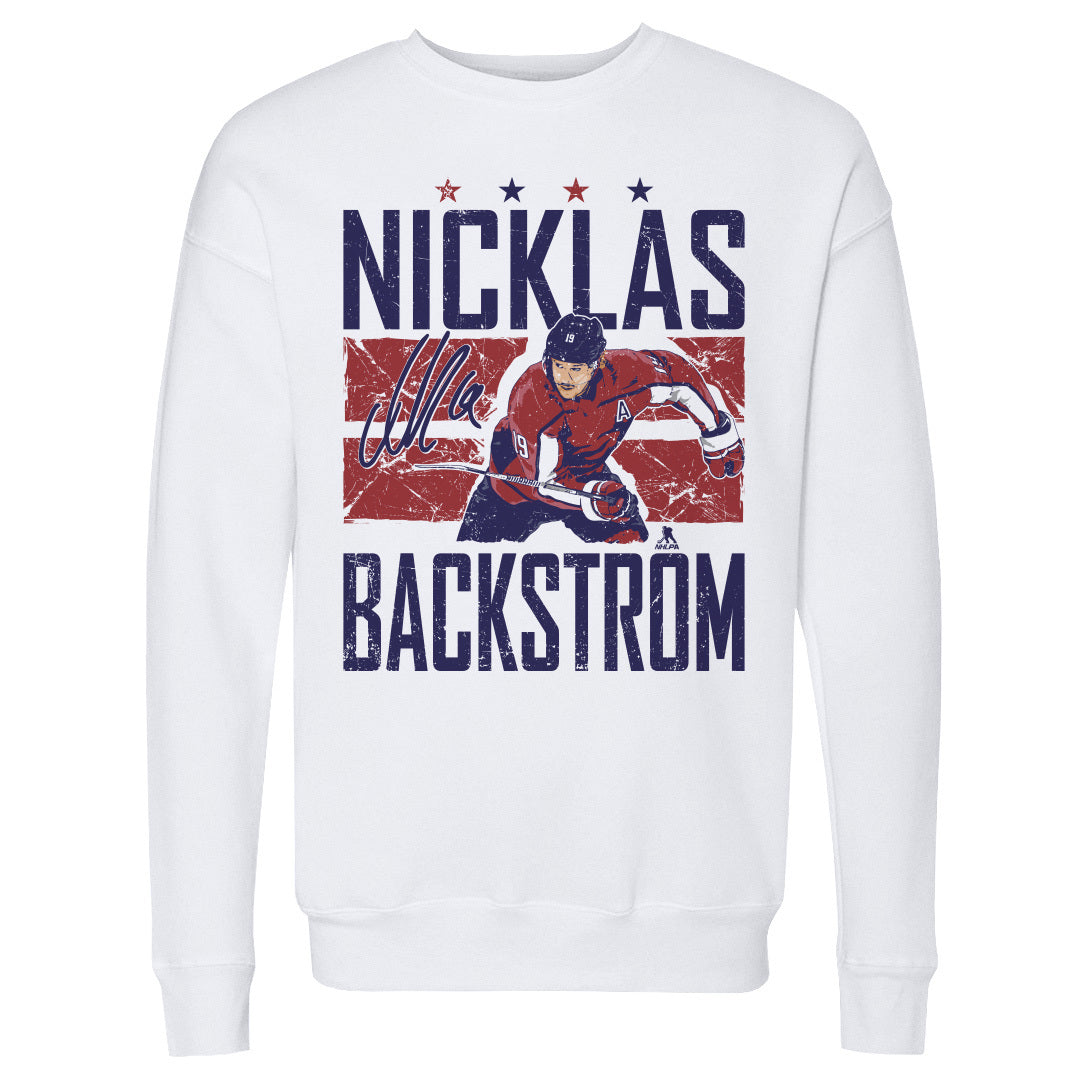 Nicklas Backstrom Men's Crewneck Sweatshirt | 500 LEVEL