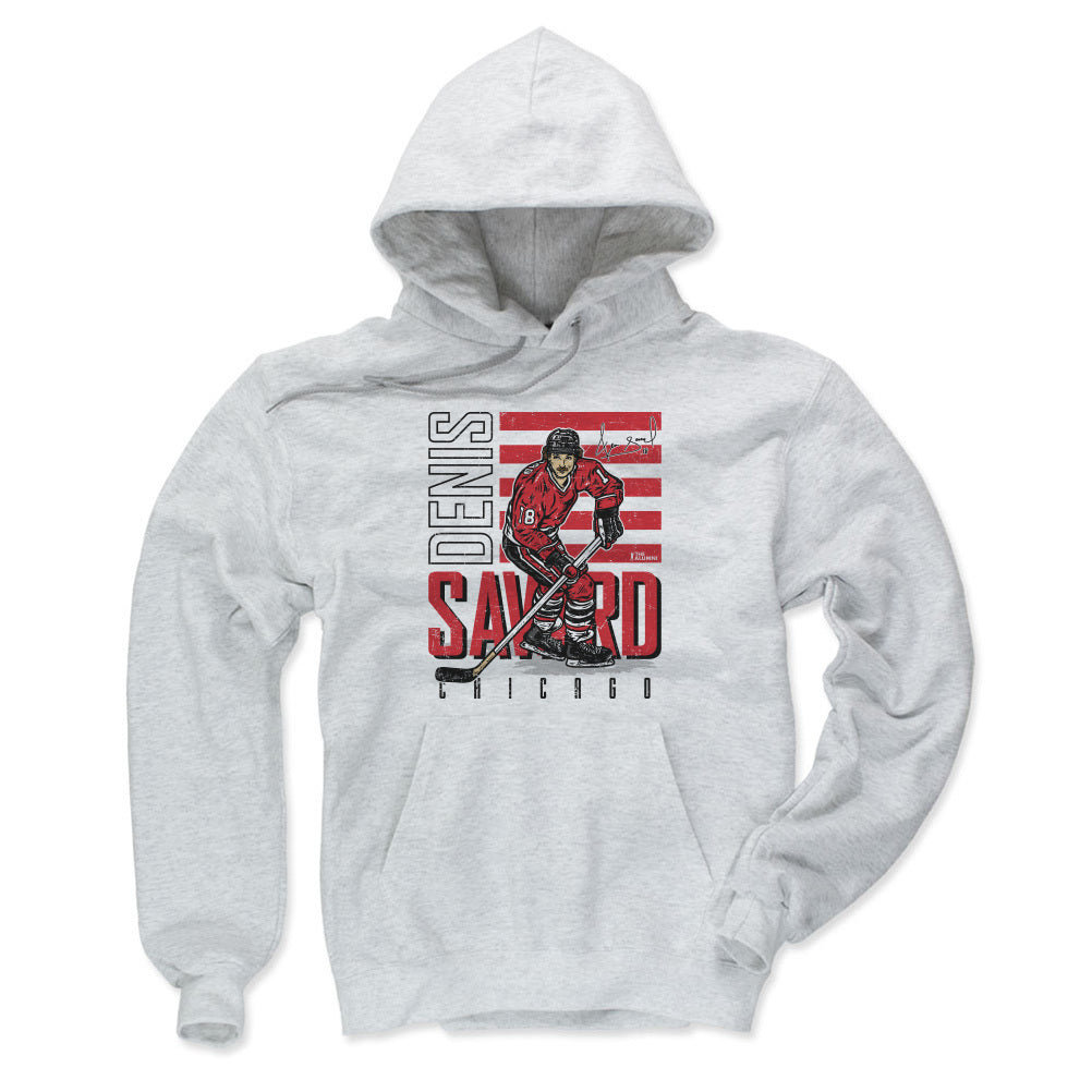 Denis Savard Men's Hoodie | 500 LEVEL