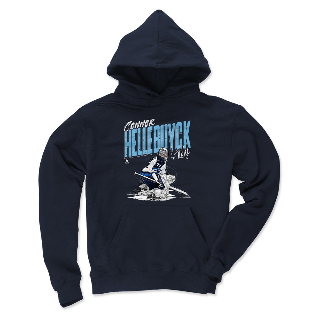 Connor Hellebuyck Men's Hoodie | 500 LEVEL