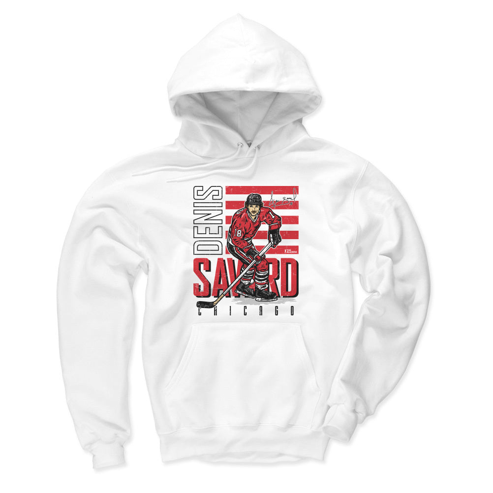 Denis Savard Men's Hoodie | 500 LEVEL