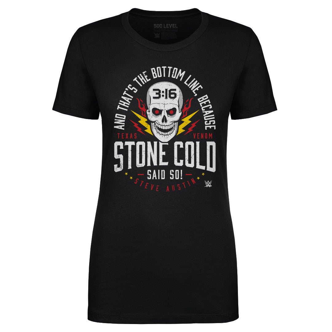 Stone Cold Steve Austin Women's T-Shirt | 500 LEVEL