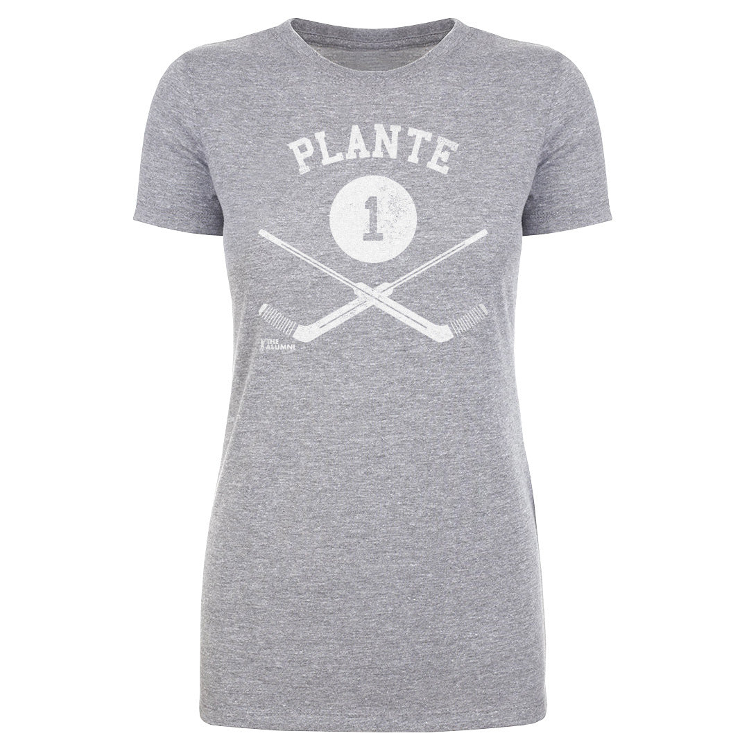 Jacques Plante Women's T-Shirt | 500 LEVEL