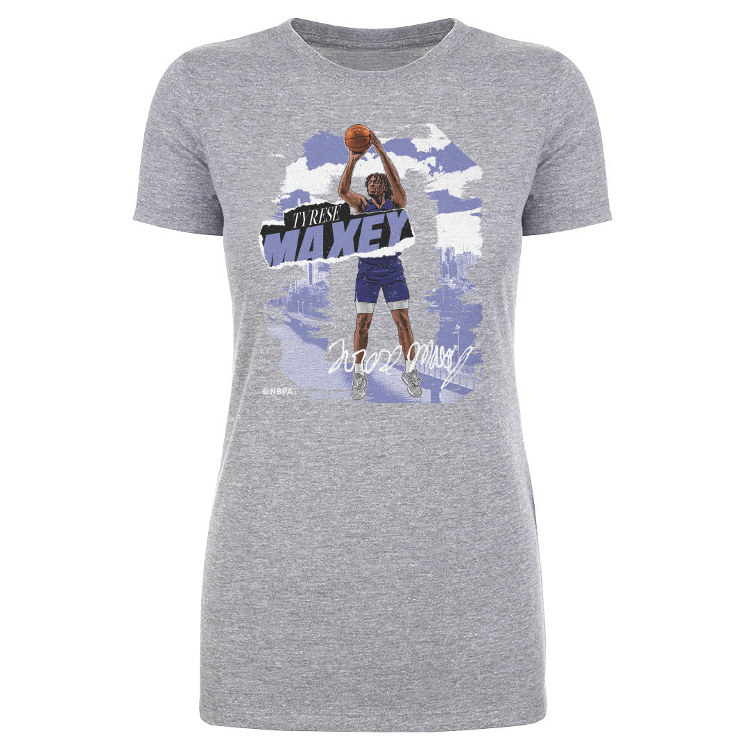 Tyrese Maxey Women's T-Shirt | 500 LEVEL