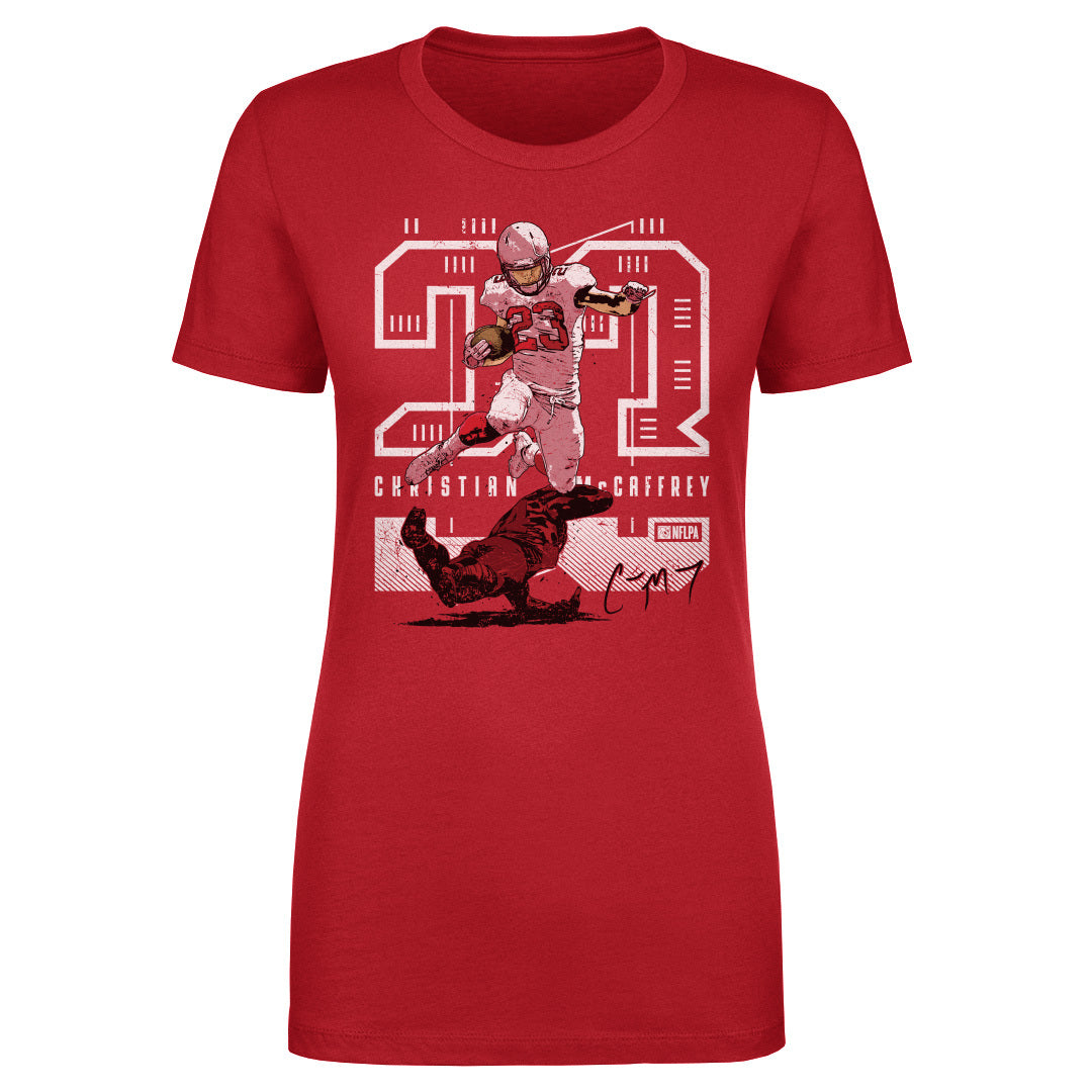 Christian McCaffrey Women's T-Shirt | 500 LEVEL