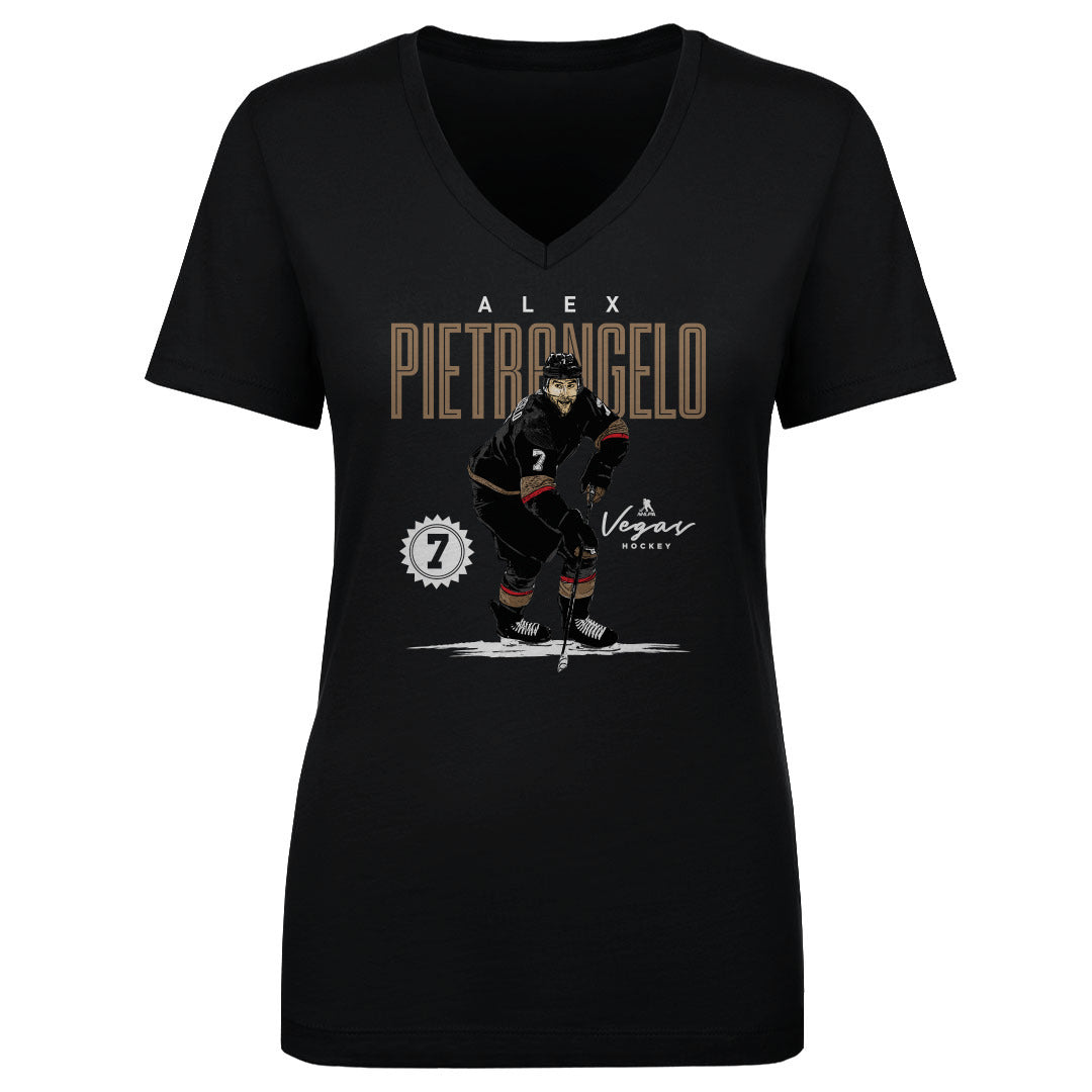 Alex Pietrangelo Women's V-Neck T-Shirt | 500 LEVEL