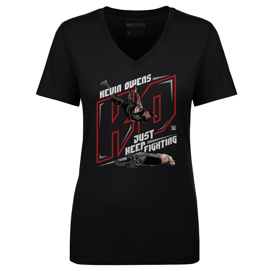 Kevin Owens Women's V-Neck T-Shirt | 500 LEVEL
