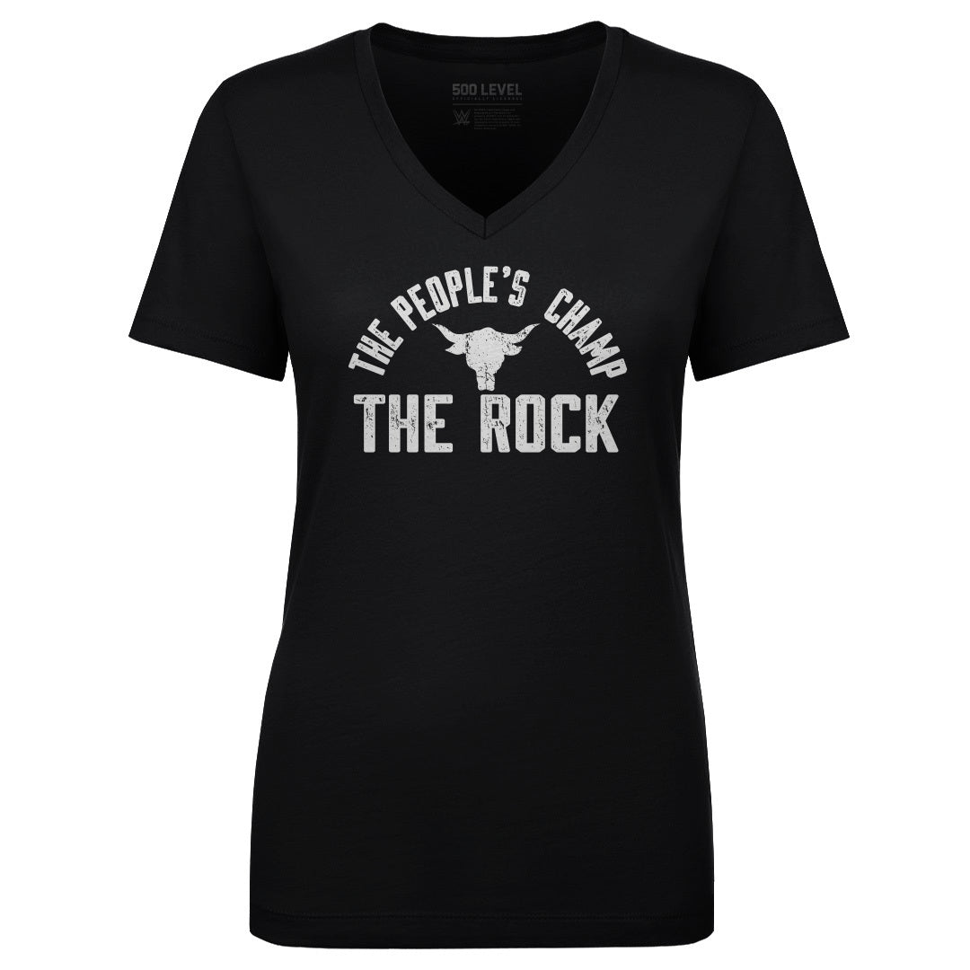 The Rock Women's V-Neck T-Shirt | 500 LEVEL
