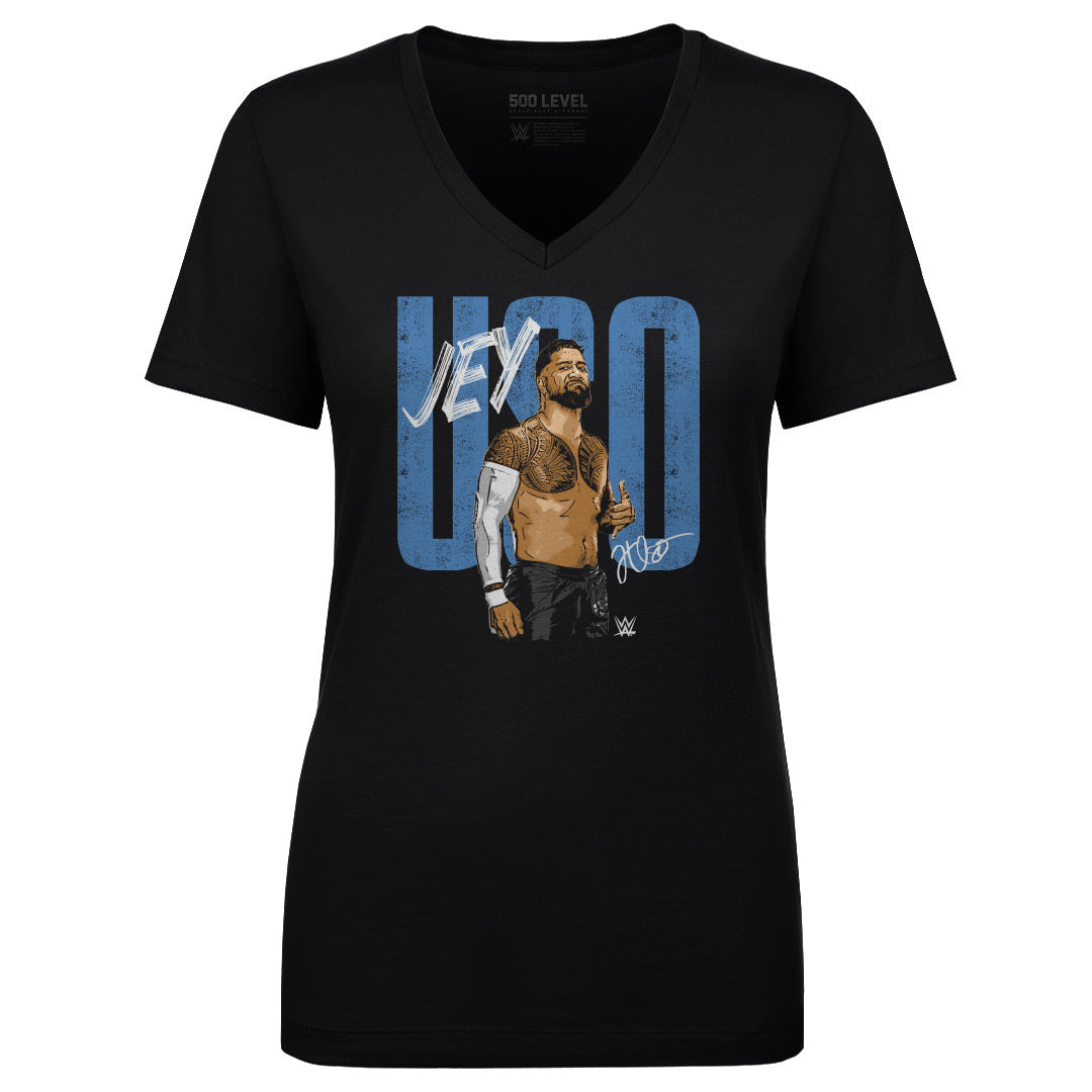 Jey Uso Women's V-Neck T-Shirt | 500 LEVEL