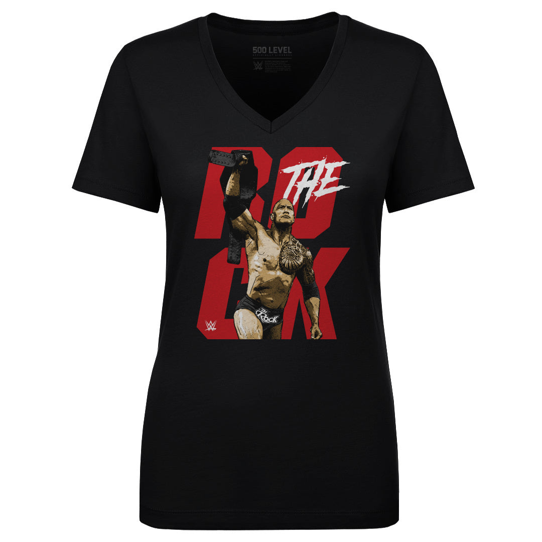 The Rock Women's V-Neck T-Shirt | 500 LEVEL