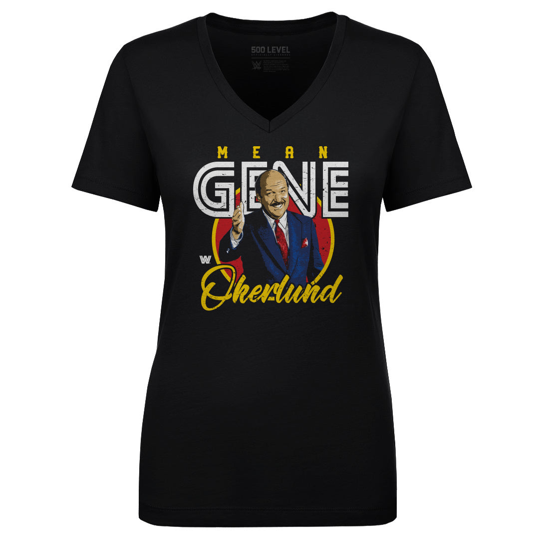 Gene Okerlund Women's V-Neck T-Shirt | 500 LEVEL