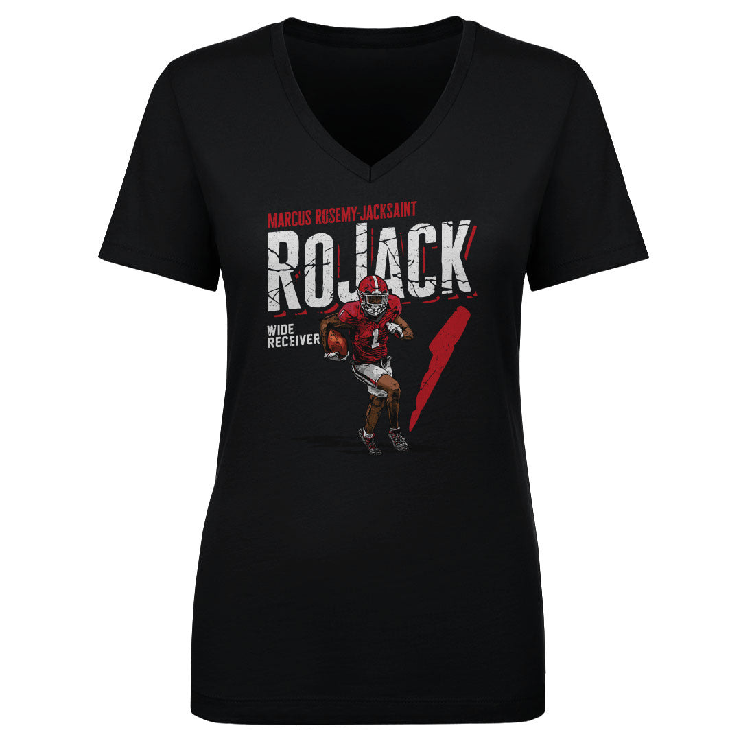 Marcus Rosemy-Jacksaint Women's V-Neck T-Shirt | 500 LEVEL
