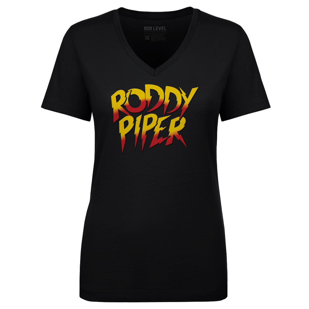 Roddy Piper Women's V-Neck T-Shirt | 500 LEVEL