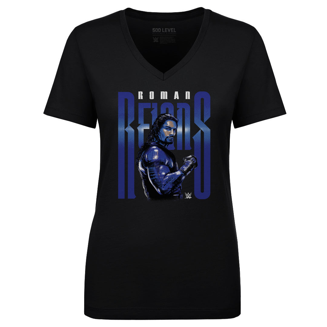Roman Reigns Women's V-Neck T-Shirt | 500 LEVEL