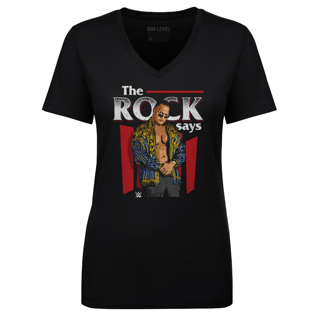 The Rock Women's V-Neck T-Shirt | 500 LEVEL
