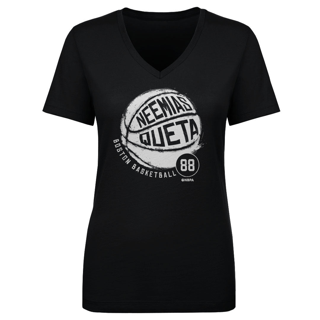 Neemias Queta Women's V-Neck T-Shirt | 500 LEVEL