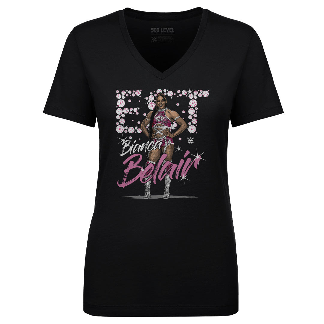 Bianca Belair Women's V-Neck T-Shirt | 500 LEVEL
