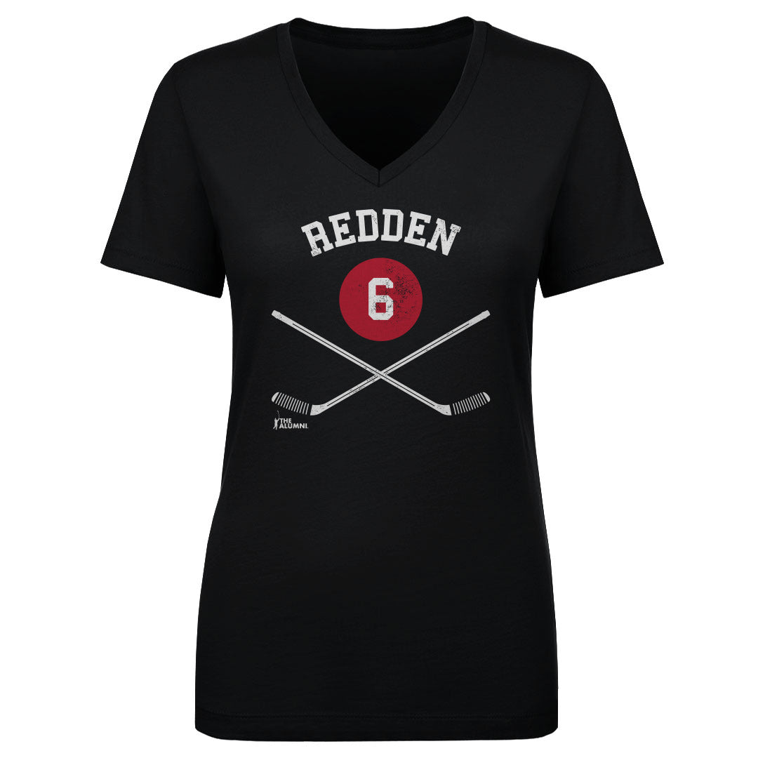 Wade Redden Women's V-Neck T-Shirt | 500 LEVEL