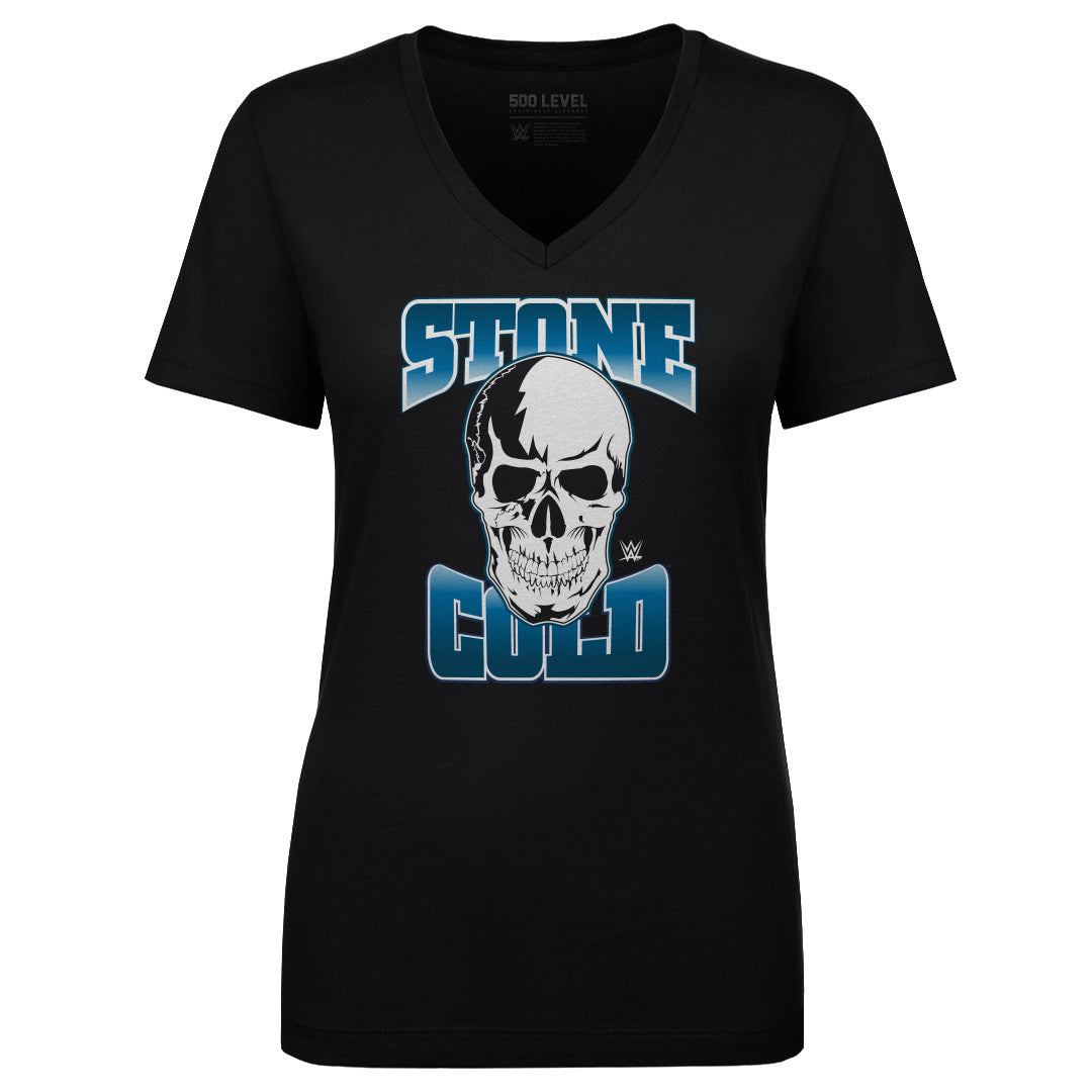 Stone Cold Steve Austin Women's V-Neck T-Shirt | 500 LEVEL
