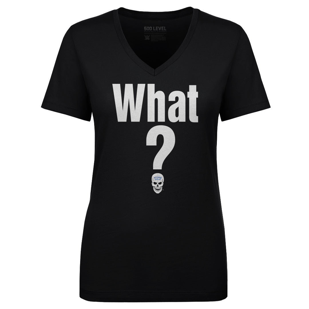 Stone Cold Steve Austin Women's V-Neck T-Shirt | 500 LEVEL