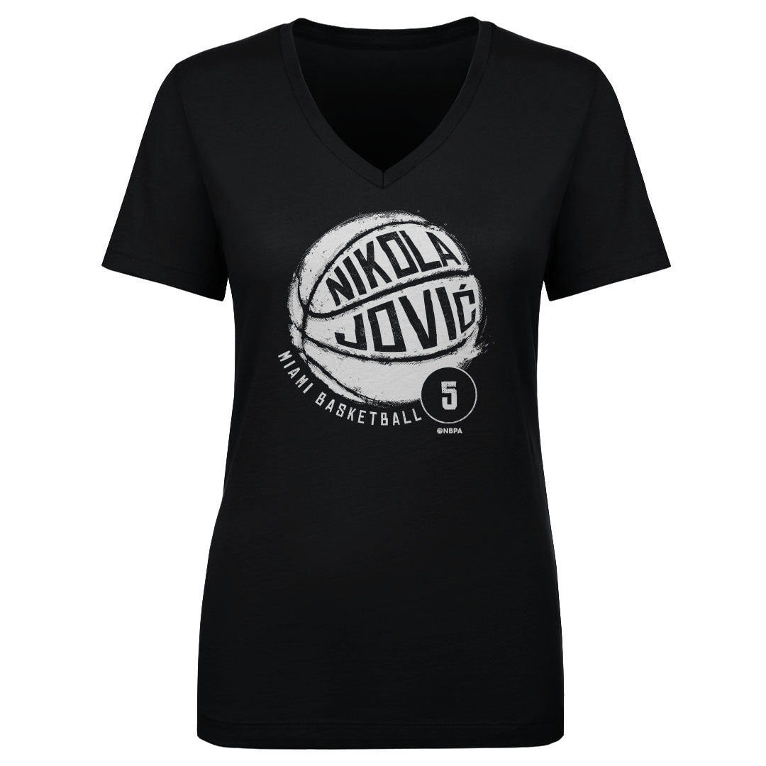Nikola Jovic Women's V-Neck T-Shirt | 500 LEVEL