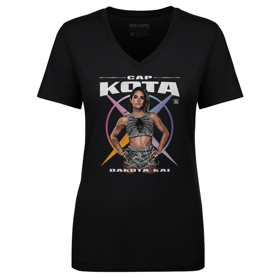 Dakota Kai Women's V-Neck T-Shirt | 500 LEVEL