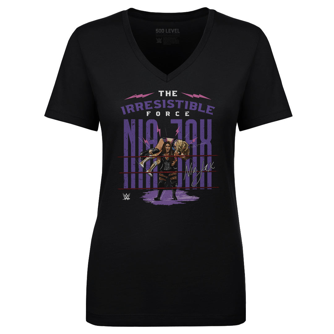 Nia Jax Women's V-Neck T-Shirt | 500 LEVEL