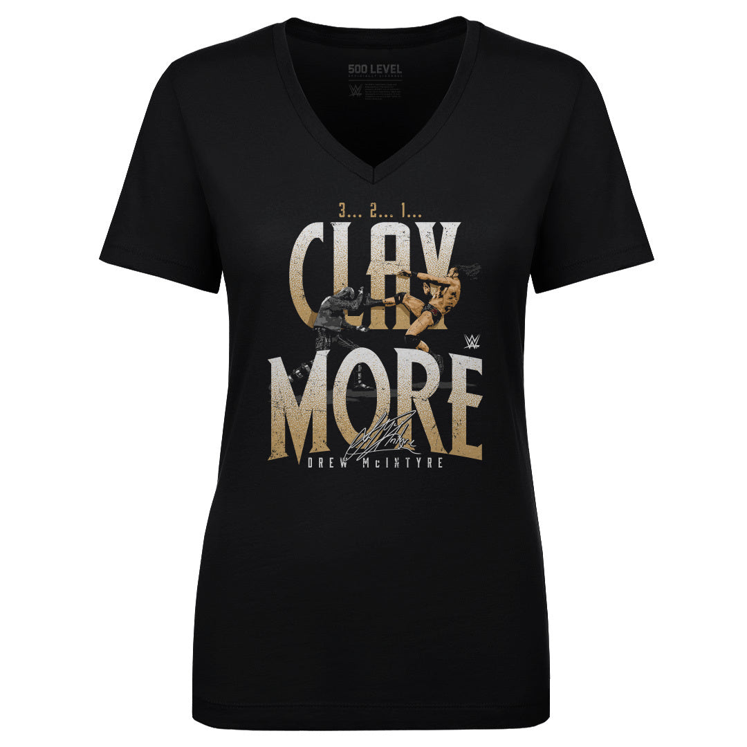 Drew McIntyre Women's V-Neck T-Shirt | 500 LEVEL