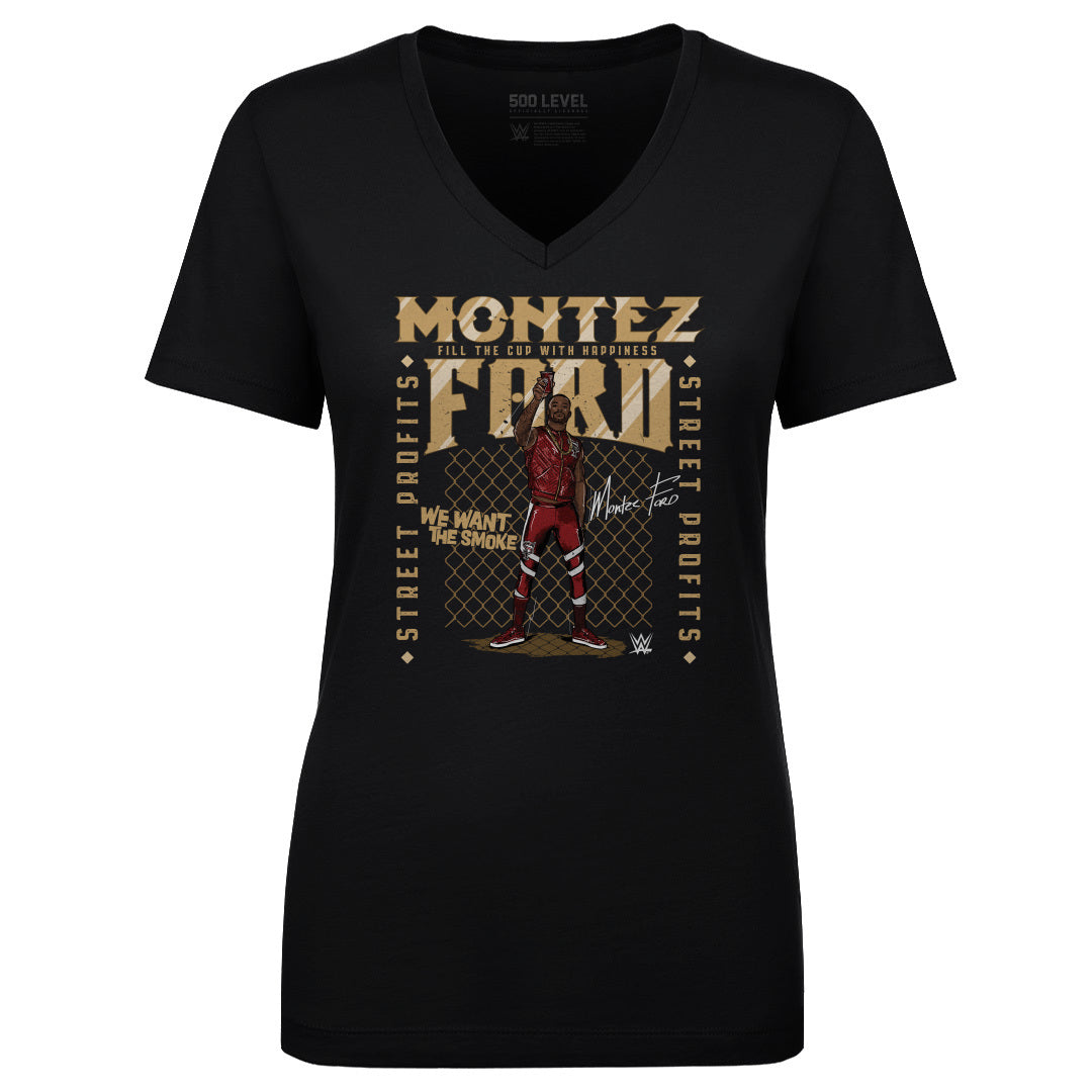 Montez Ford Women's V-Neck T-Shirt | 500 LEVEL