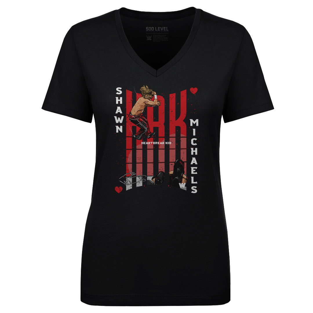 Shawn Michaels Women's V-Neck T-Shirt | 500 LEVEL
