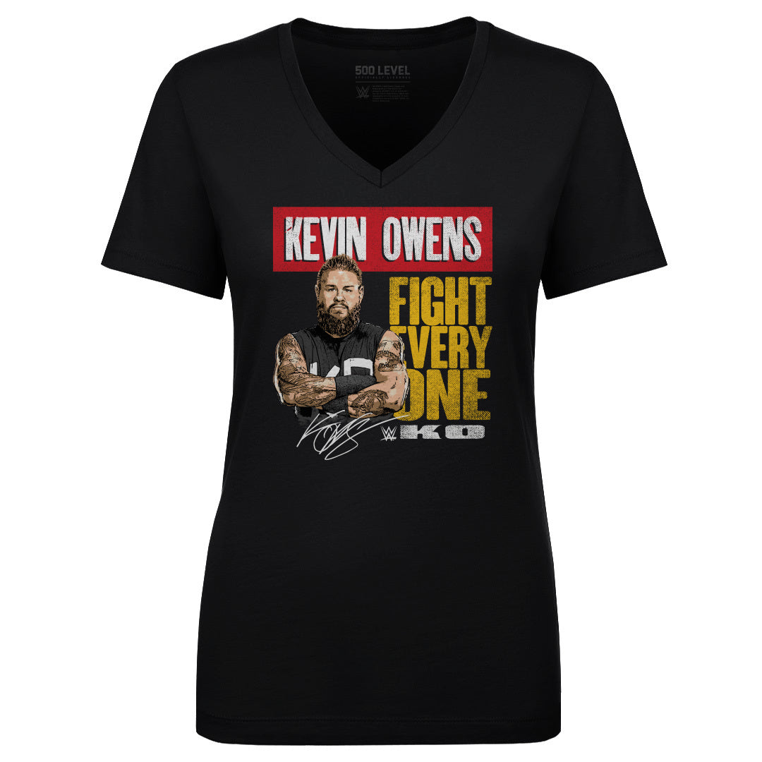 Kevin Owens Women's V-Neck T-Shirt | 500 LEVEL