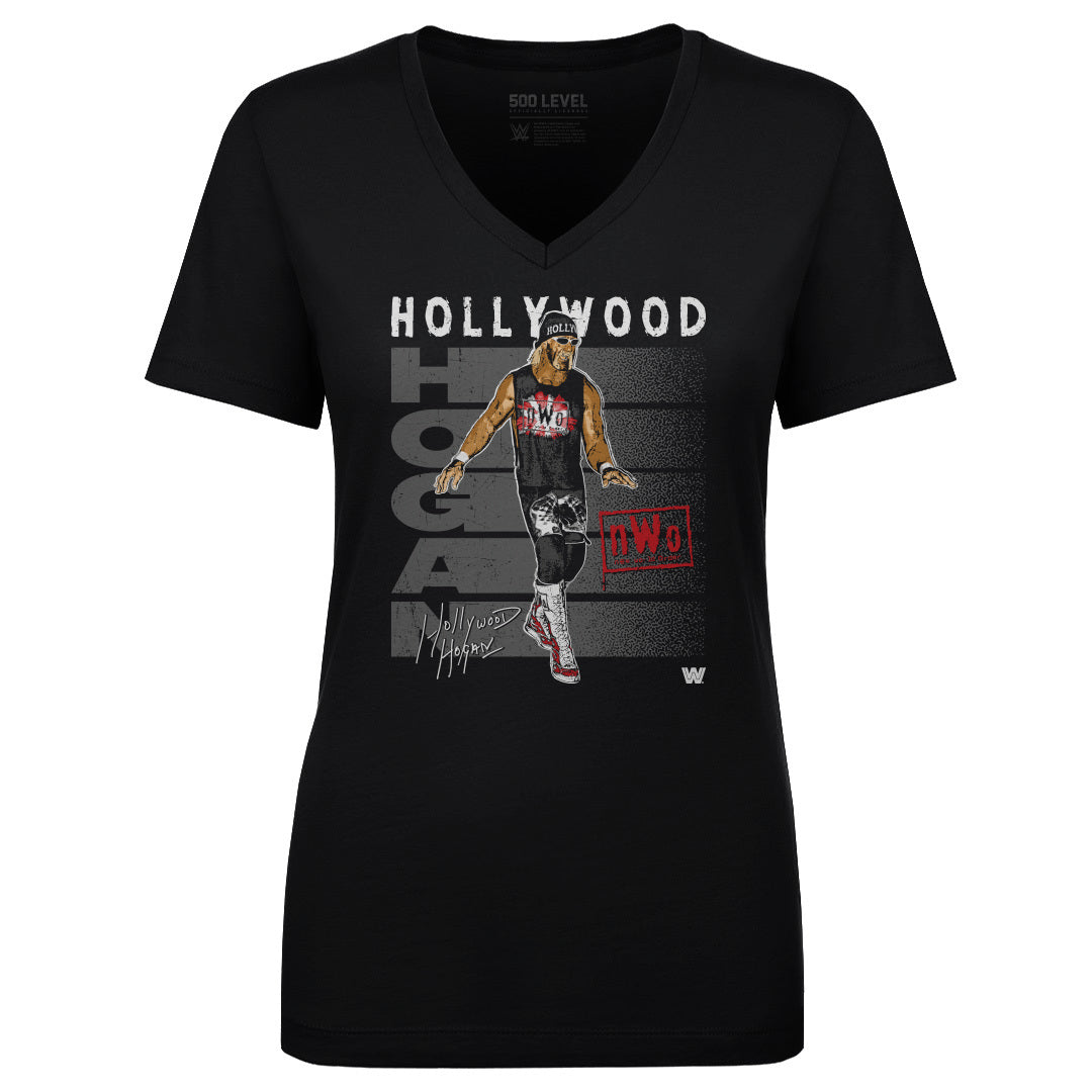 Hulk Hogan Women's V-Neck T-Shirt | 500 LEVEL
