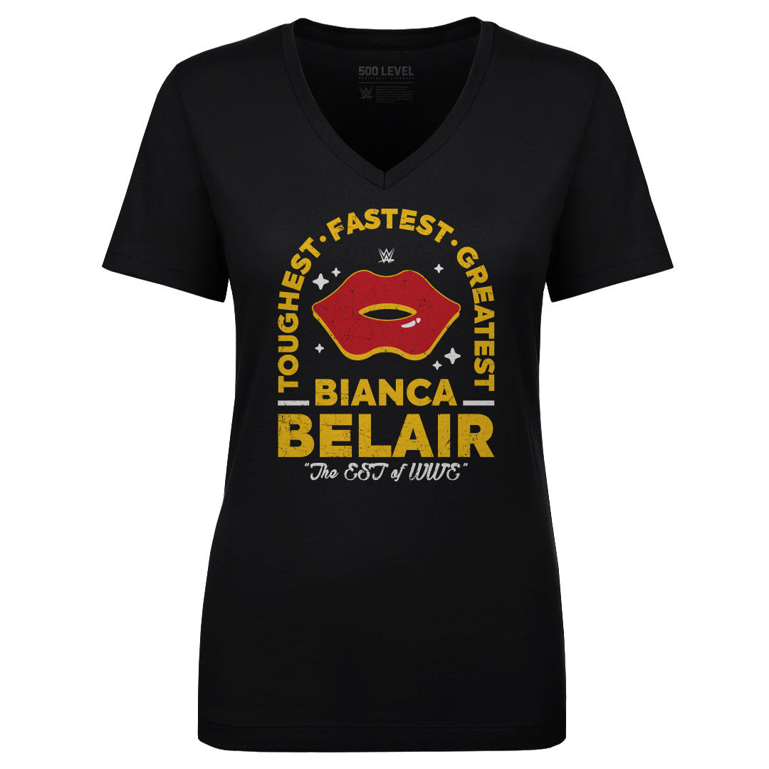 Bianca Belair Women's V-Neck T-Shirt | 500 LEVEL
