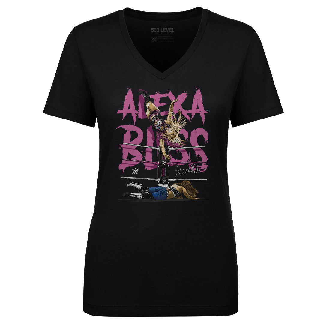 Alexa Bliss Women's V-Neck T-Shirt | 500 LEVEL