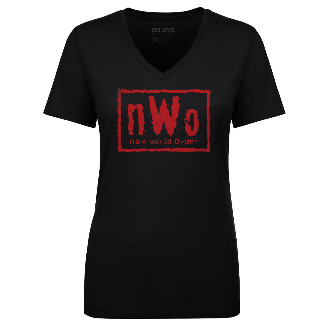 nWo Women's V-Neck T-Shirt | 500 LEVEL