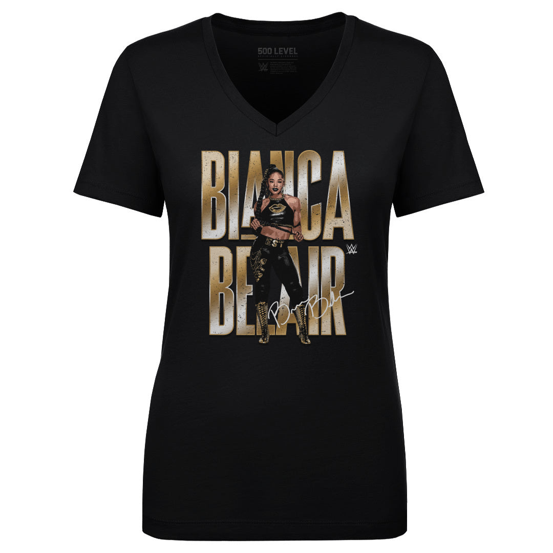 Bianca Belair Women's V-Neck T-Shirt | 500 LEVEL