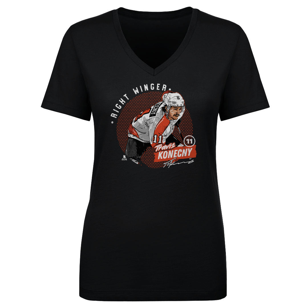 Travis Konecny Women's V-Neck T-Shirt | 500 LEVEL