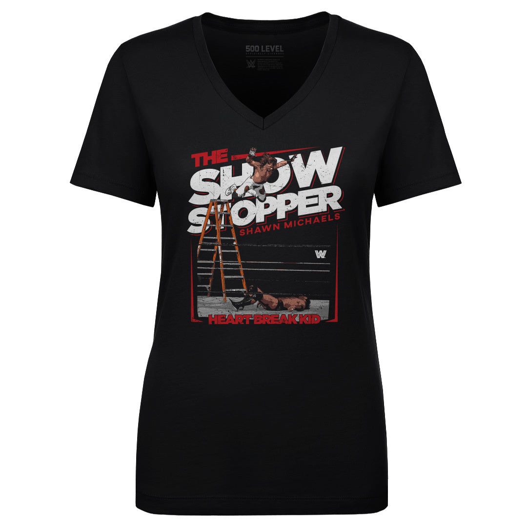Shawn Michaels Women's V-Neck T-Shirt | 500 LEVEL