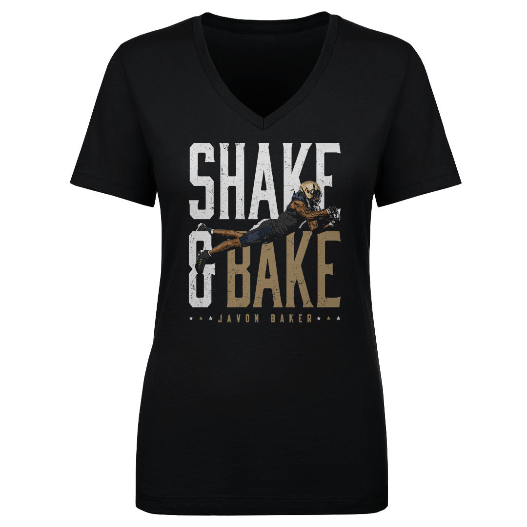 Javon Baker Women's V-Neck T-Shirt | 500 LEVEL