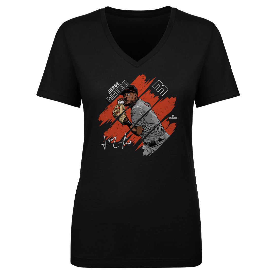 Jorge Mateo Women's V-Neck T-Shirt | 500 LEVEL